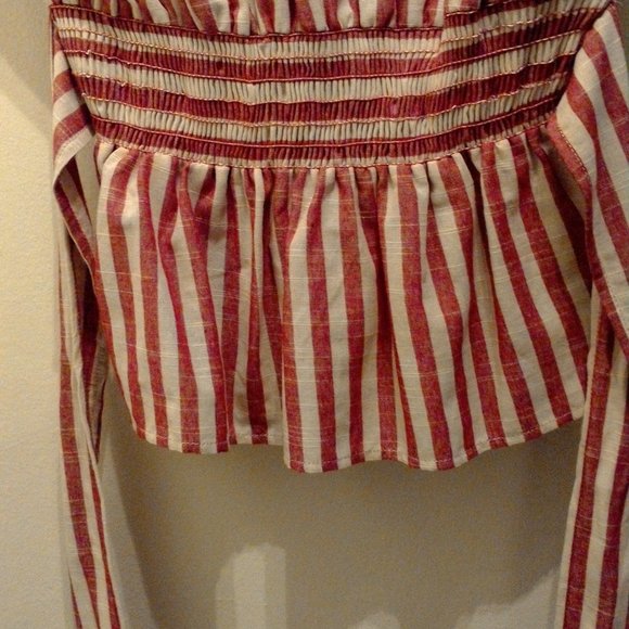 Max Studio Top in Red and White Size XS. New with Tags - Picture 6 of 8